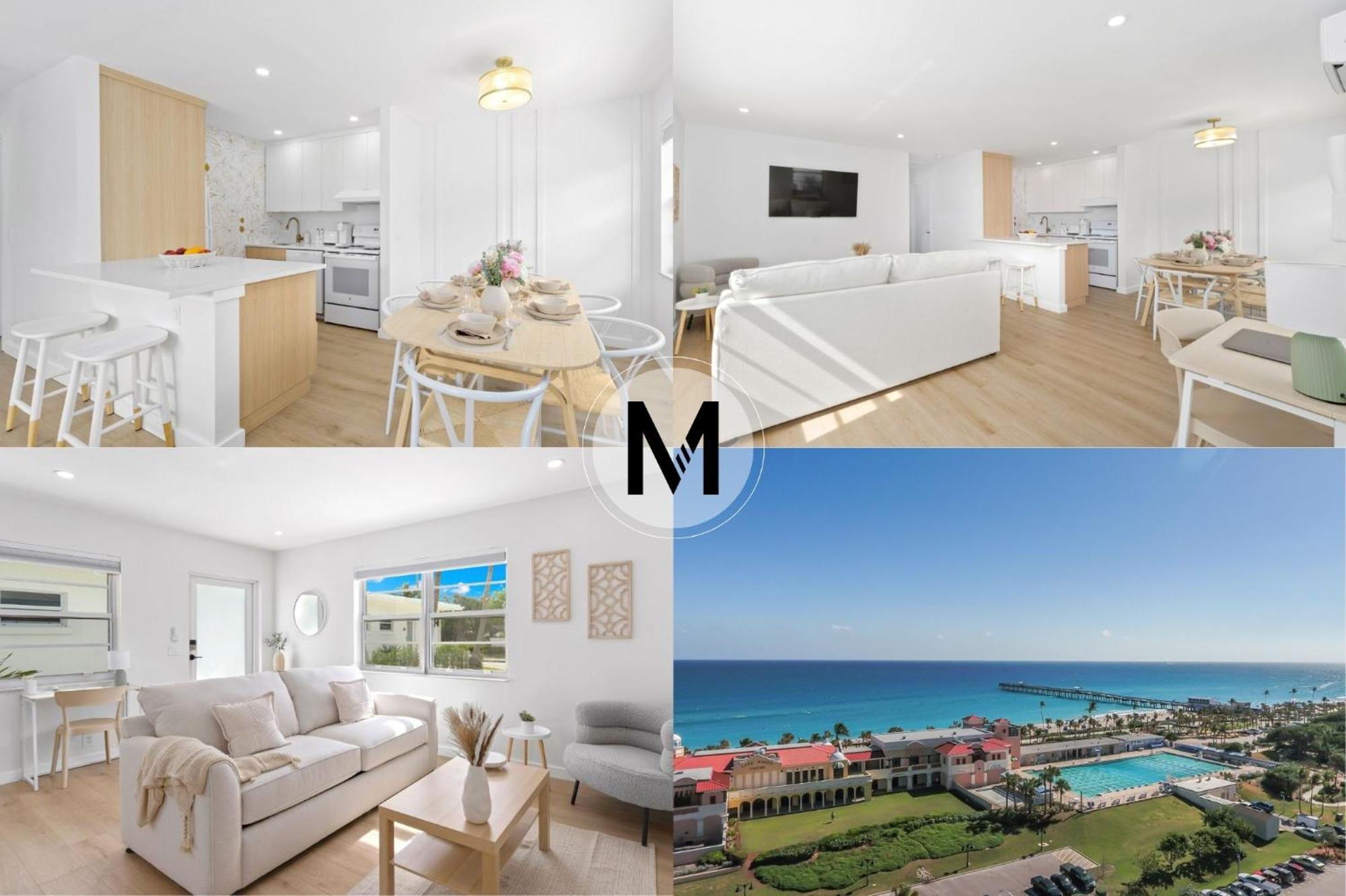 M Lake Worth Beach - Modern Villas Near West Palm Beach, Chic Retro Vibes, King Bed, Cozy Backyard, Bbq, Workspace, High-Speed Internet, Free Parking, 5 Minutes To Downtown & Beach Dış mekan fotoğraf
